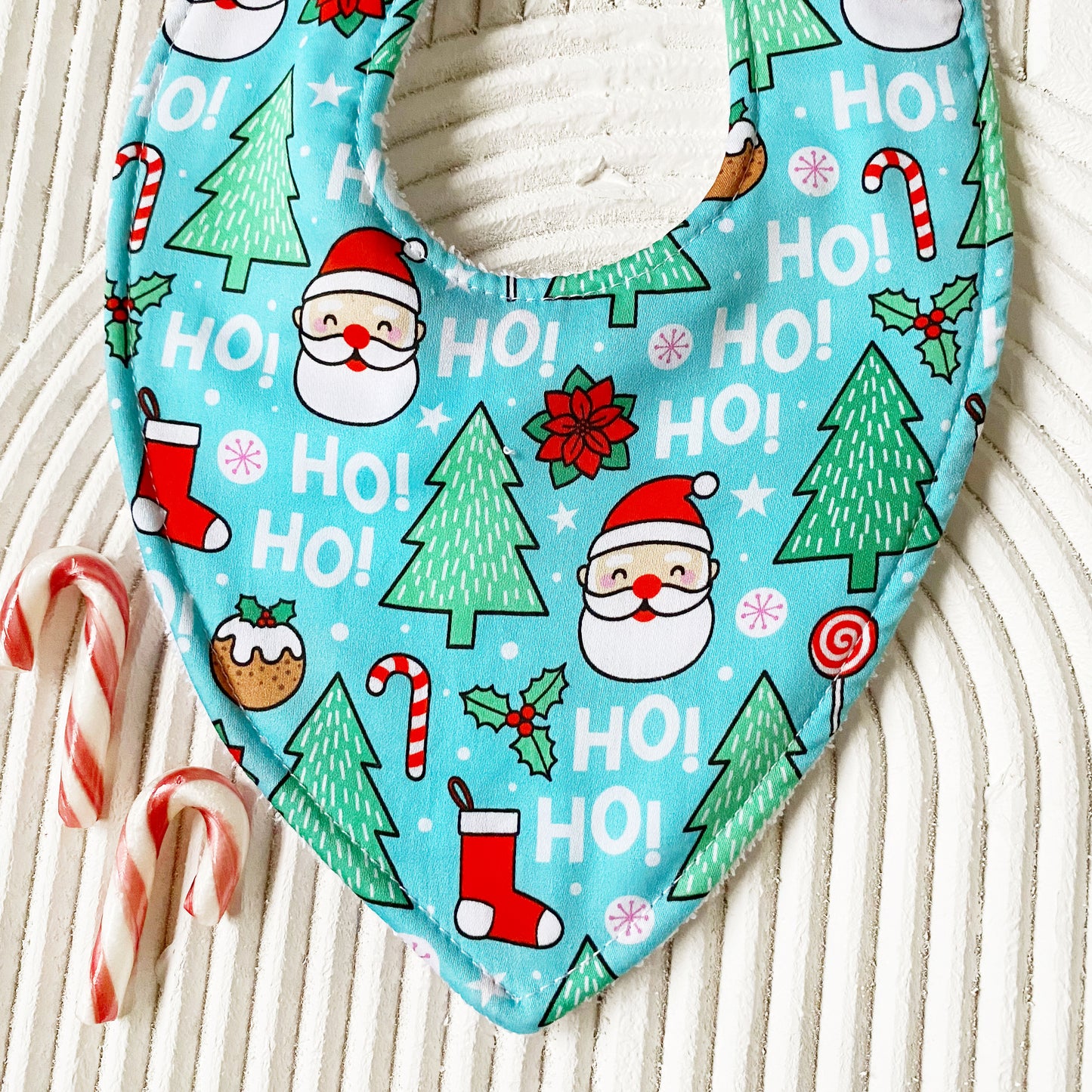 Happy Santa Bib
