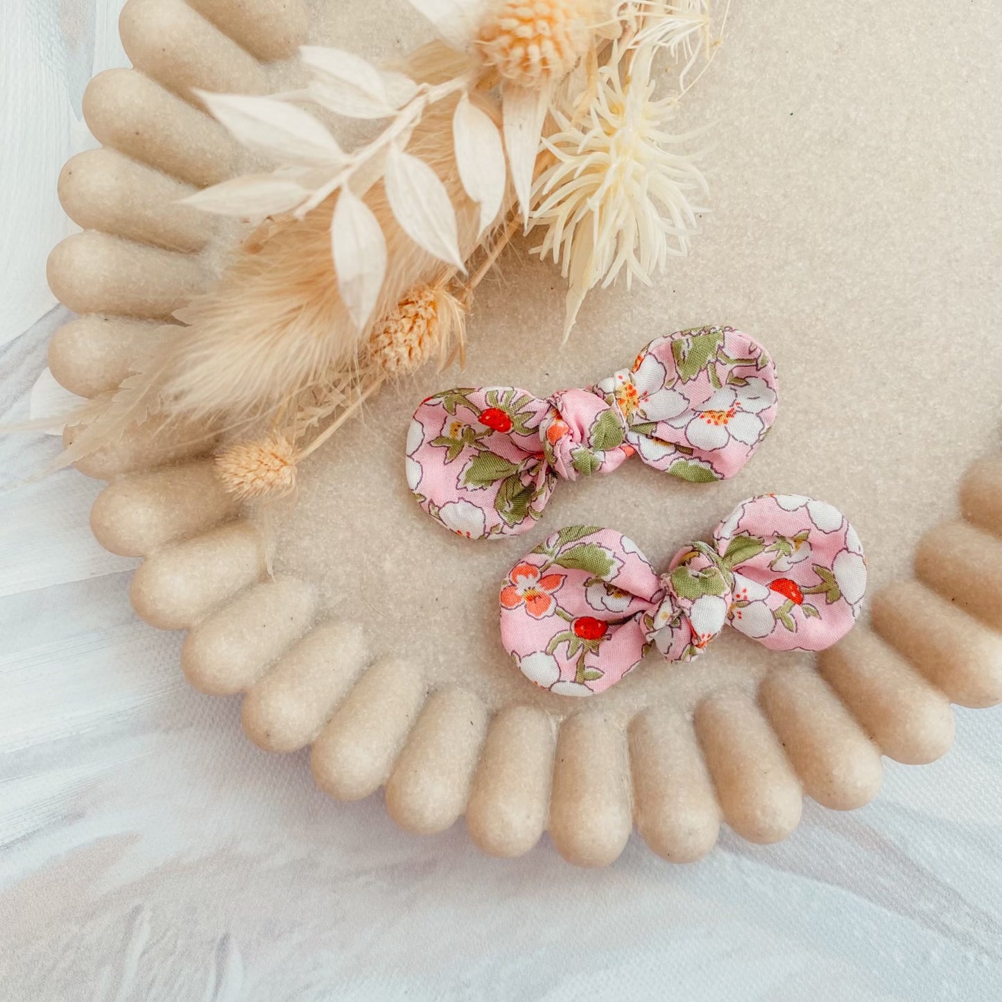 Ella Petite Pigtail Bow Set