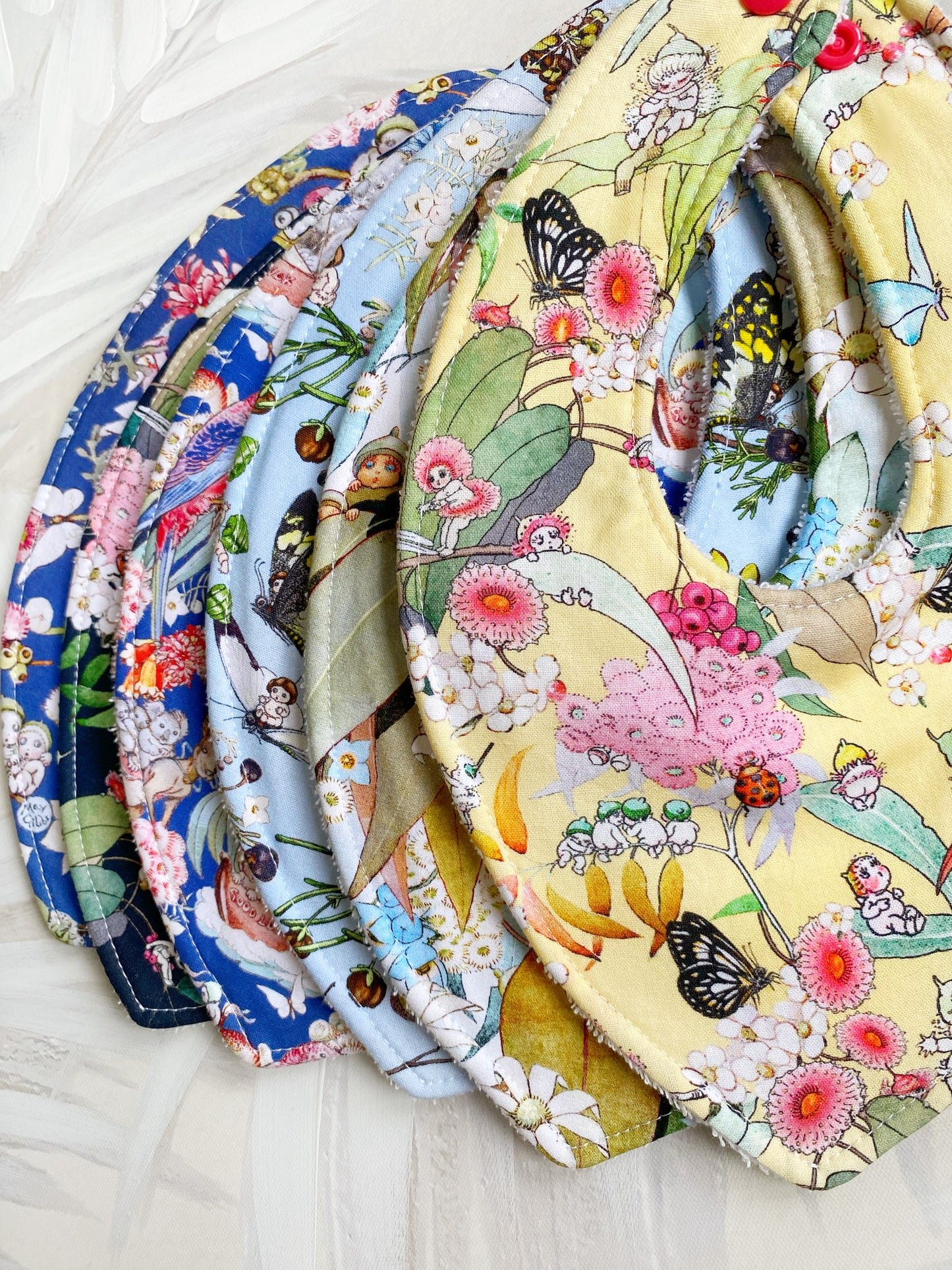 Gumnut Babies Double Layer Dribble Bib 6 Pack