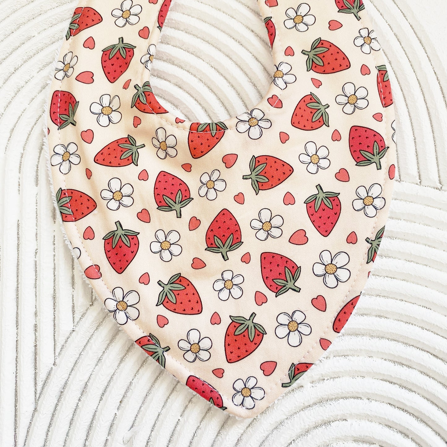 Strawberry Fields Bib