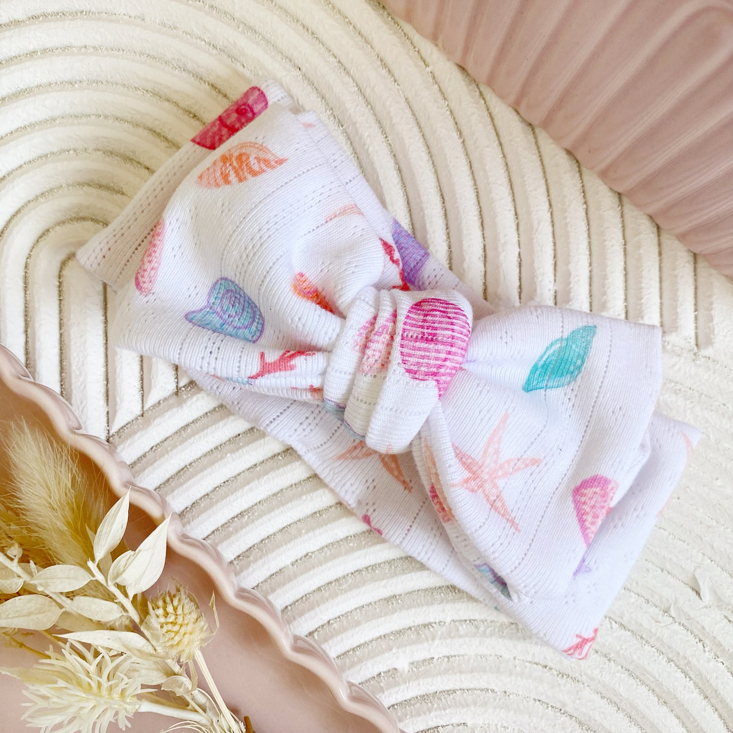 Seaside Double Bow Stretch Headband