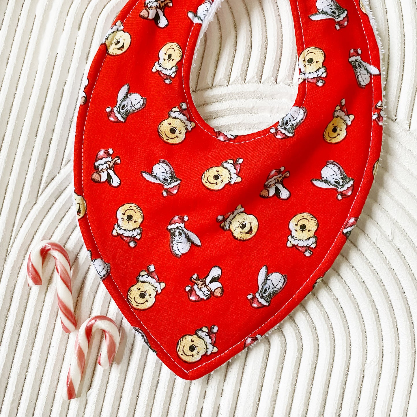 Winnie Christmas Bib