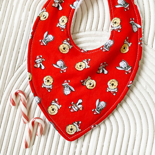 Winnie Christmas Bib