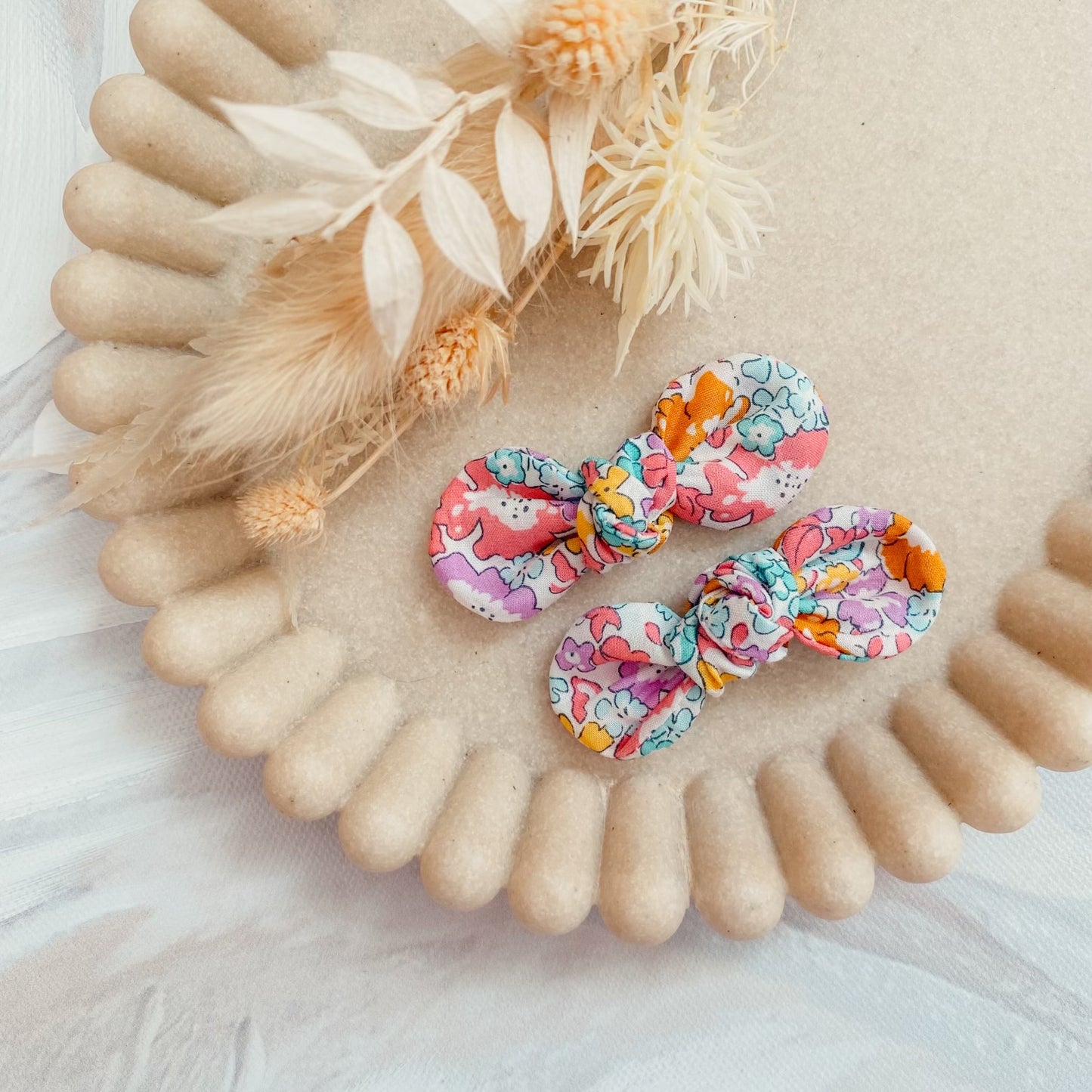 Polly Petite Pigtail Bow Set