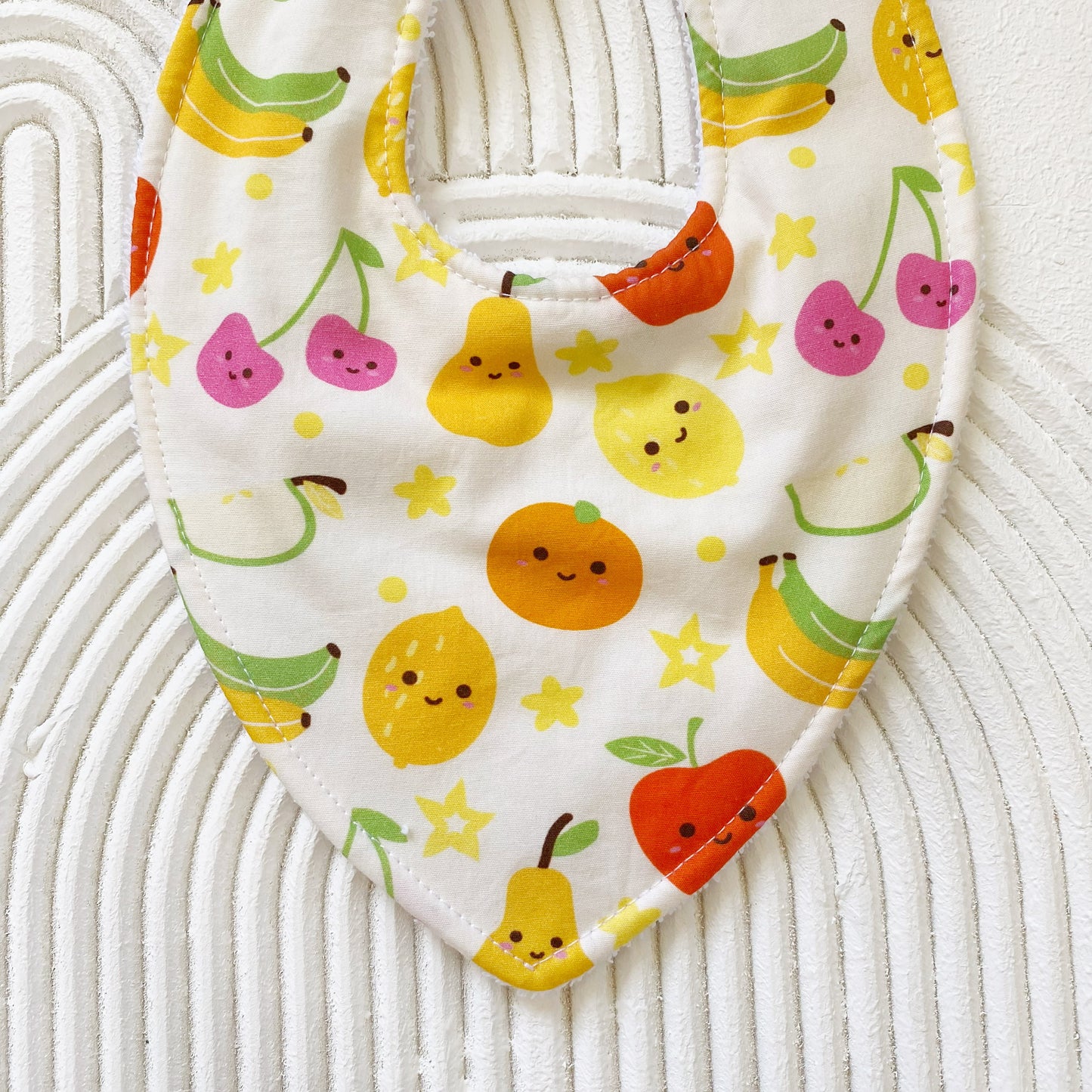 Happy Fruits Bib