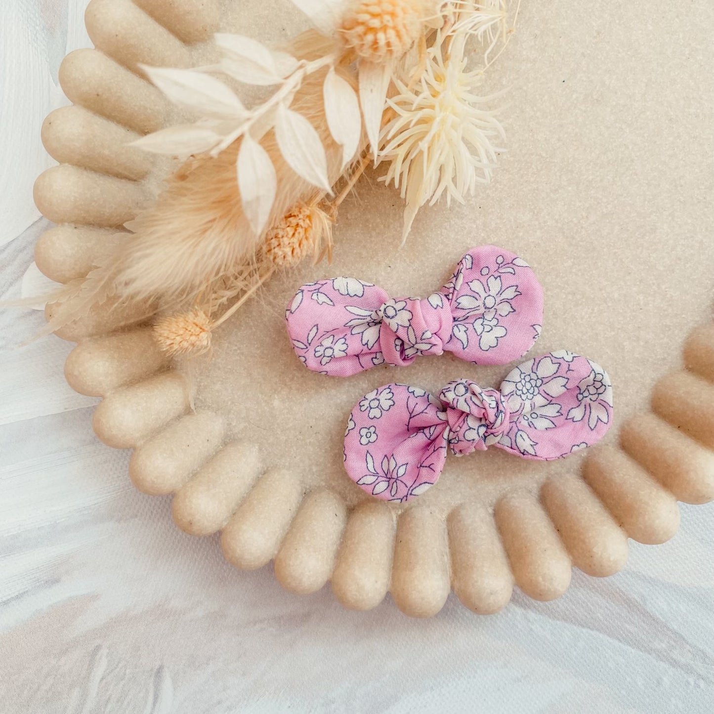 Ellie Petite Pigtail Bow Set