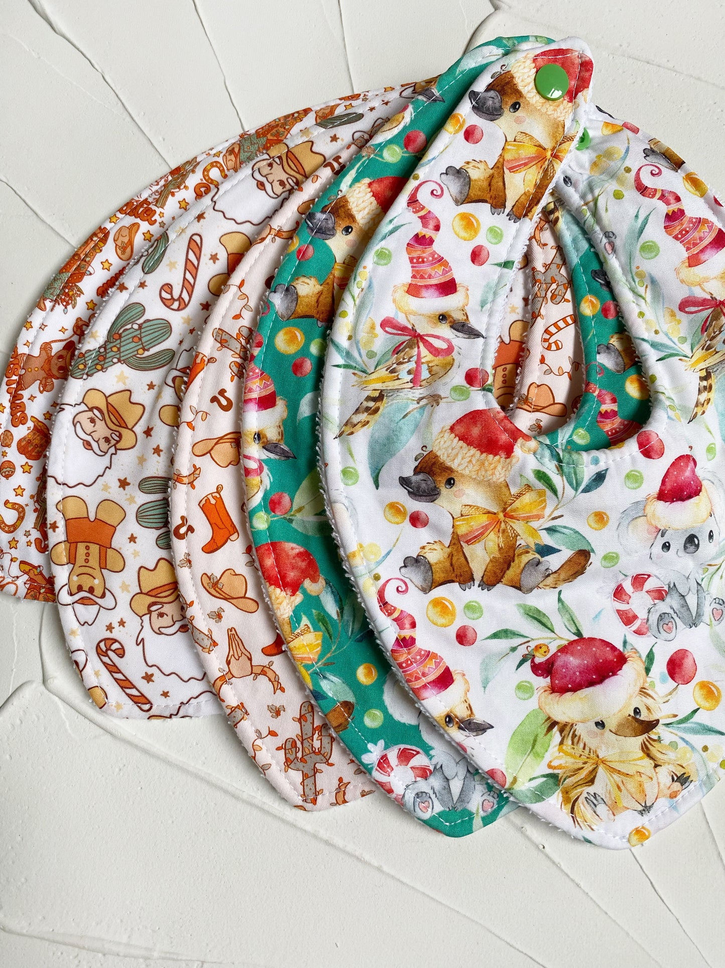 Animal/Cowboy Dribble Bib Pack