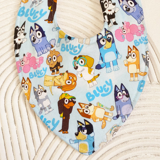 Bluey Characters Bib