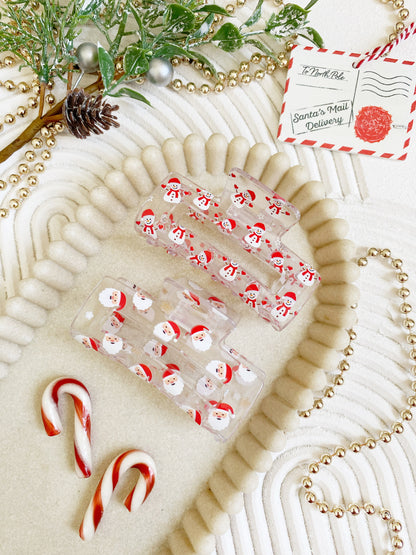Snowman Claw Clip