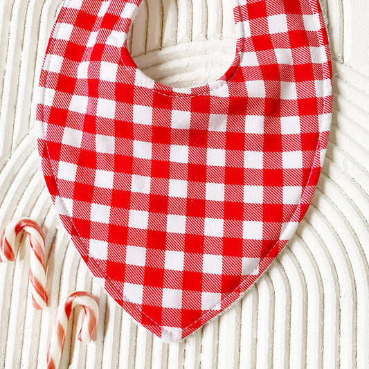 Bright Gingham Bib