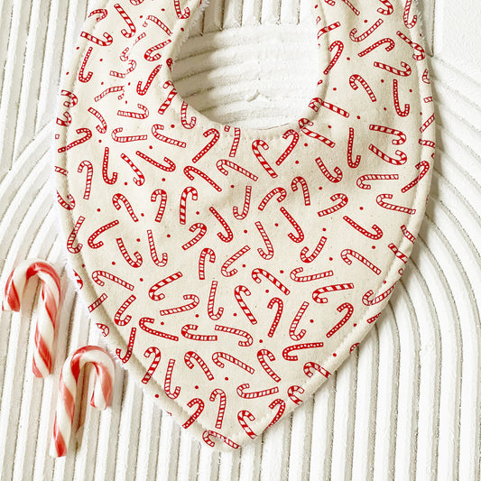 Candy Canes Bib