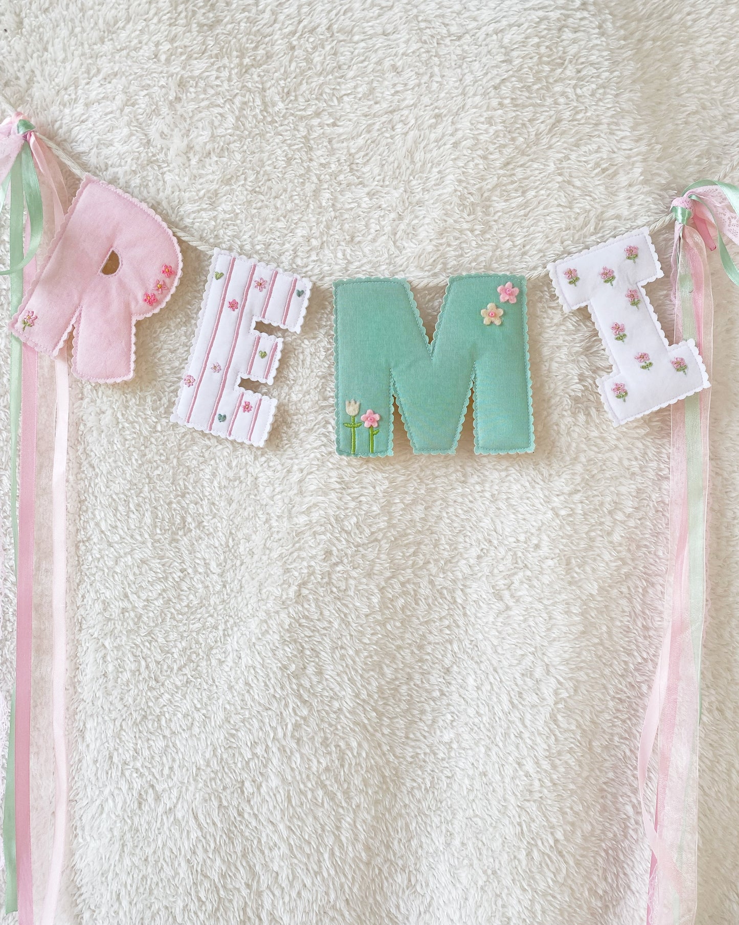 🪡✨ DELUXE DETAILED NAME/LETTER GARLANDS - $26 Per Letter