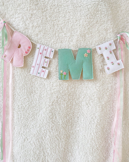 🪡✨ DELUXE DETAILED NAME/LETTER GARLANDS - $26 Per Letter