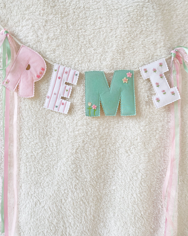 🪡✨ DELUXE DETAILED NAME/LETTER GARLANDS - $20 AUD Per Letter