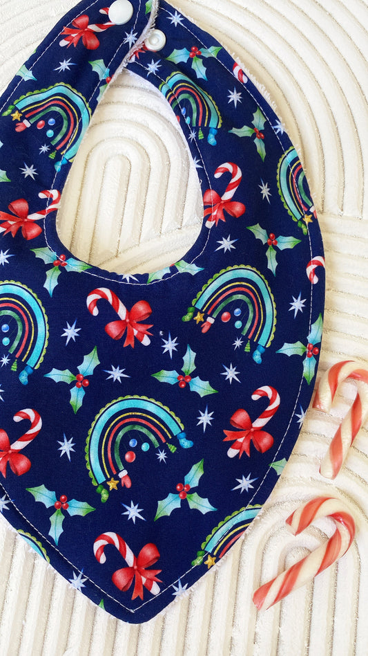 Rainbow-Ho-Ho Bib
