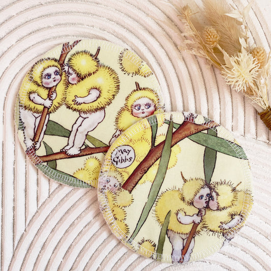 Yellow Gumnuts Reusable Breast Pads
