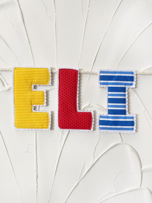 ☁️🎀 CLOUD EDGE NAME/LETTER GARLANDS - $11 Per Letter