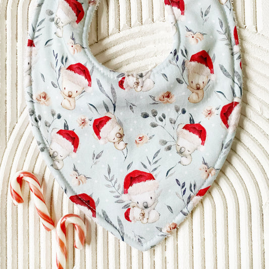 Christmas Koalas Bib
