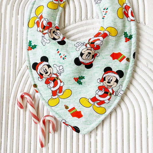 Mickey Claus Bib