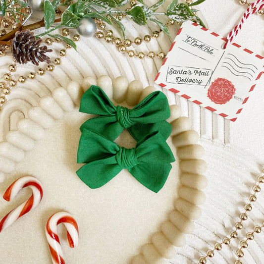 Merry Mini Ponytail Bow Set