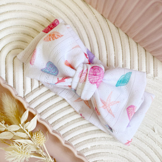 Seaside Double Bow Stretch Headband