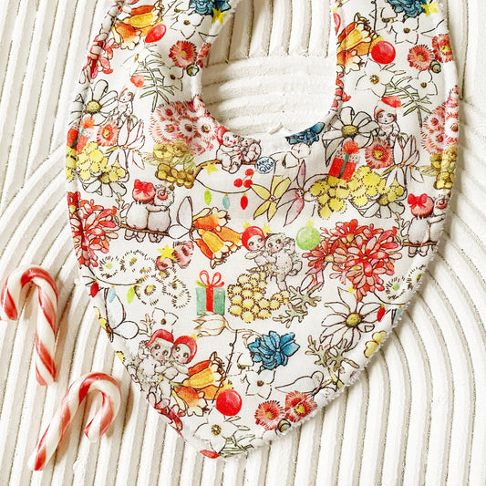White Gumnuts Bib