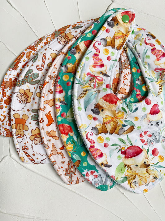 Animal/Cowboy Dribble Bib Pack