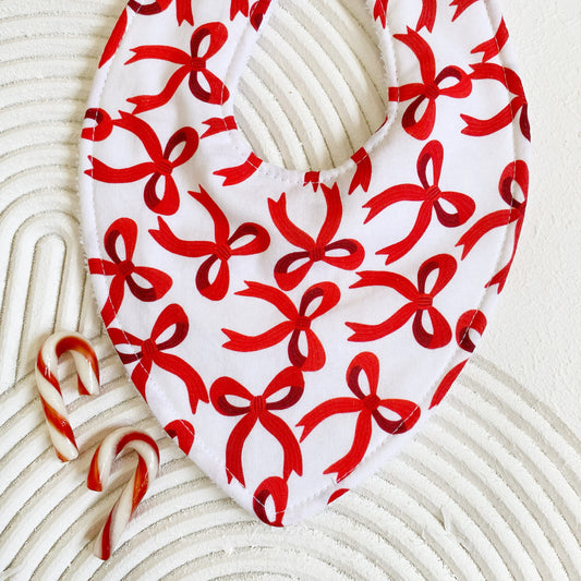 Red Bows Bib