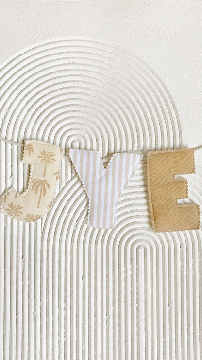 🍓 CUSTOM HANGING GARLANDS - $7 Per Letter