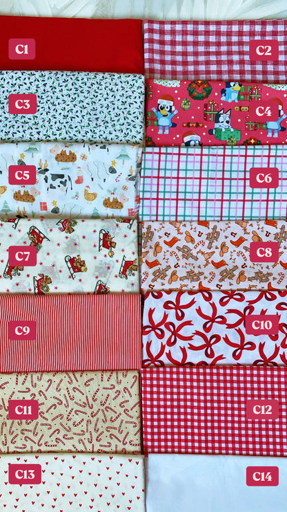 ✨🎄 10 Star Christmas Garland - Choose Your Own Prints