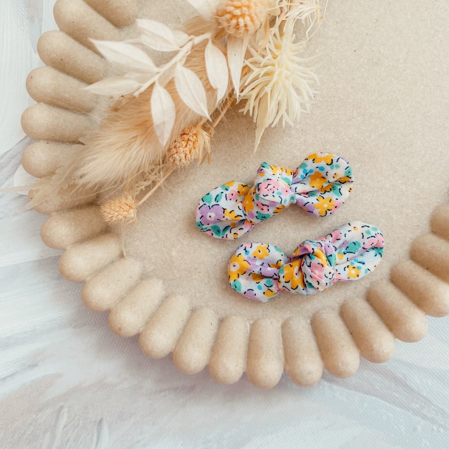 Lilah Petite Pigtail Bow Set