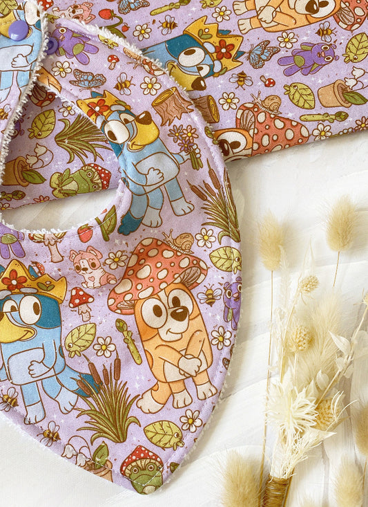 Garden Bluey Bib