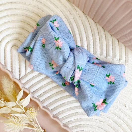 Blossom Double Bow Stretch Headband